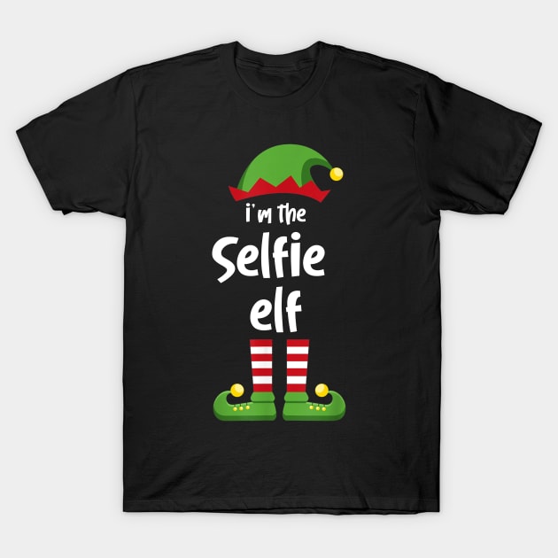 I'm The Selfie Elf Family Matching Christmas Pajama Gifts T-Shirt by SloanCainm9cmi